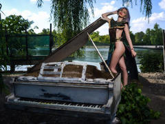 KaterinaMistress - female with brown hair and  big tits webcam at LiveJasmin