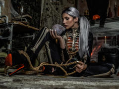 KaterinaMistress - female with brown hair and  big tits webcam at LiveJasmin