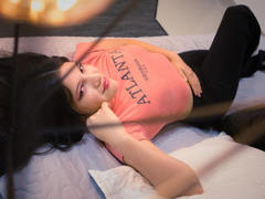 HannyClousier - female with brown hair and  big tits webcam at LiveJasmin