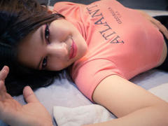 HannyClousier - female with brown hair and  big tits webcam at LiveJasmin