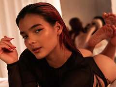 IvannaHazel - female with red hair and  small tits webcam at xLoveCam