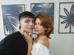 JamesAndRouse - couple webcam at xLoveCam