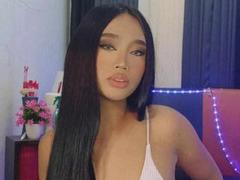 KinkiNikkiTS - shemale with black hair and  big tits webcam at xLoveCam
