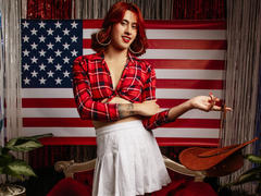 JulianaSaenz - shemale with red hair and  small tits webcam at xLoveCam