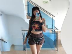 AlexRouge - female with brown hair and  small tits webcam at LiveJasmin