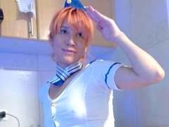 KadMandi - female with red hair and  small tits webcam at xLoveCam