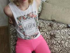 Kapica - blond female with  small tits webcam at xLoveCam