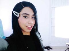 KarlaGasconn - shemale with brown hair and  small tits webcam at xLoveCam