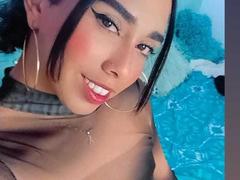 KarlaGasconn - shemale with brown hair and  small tits webcam at xLoveCam