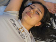 Karollteyes - female with brown hair and  small tits webcam at xLoveCam