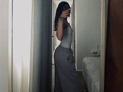 kate_bmoss_ - shemale with brown hair and  small tits webcam at StripChat