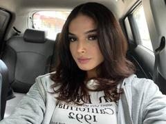 kate_bmoss_ - shemale with brown hair and  small tits webcam at StripChat