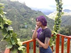 KaterineLleras - female with black hair and  small tits webcam at xLoveCam