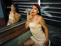 KymCorzo - female with black hair and  big tits webcam at xLoveCam