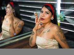 KymCorzo - female with black hair and  big tits webcam at xLoveCam