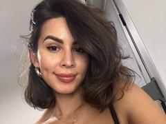 LadyDarkEyes - shemale with brown hair and  big tits webcam at xLoveCam