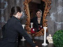 DominatrixLady - female with brown hair and  big tits webcam at LiveJasmin