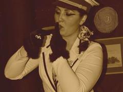 DominatrixLady - female with brown hair and  big tits webcam at LiveJasmin