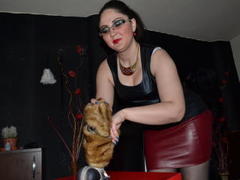 DominatrixLady - female with brown hair and  big tits webcam at LiveJasmin
