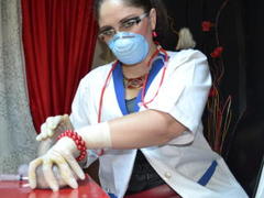 DominatrixLady - female with brown hair and  big tits webcam at LiveJasmin