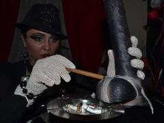 DominatrixLady - female with brown hair and  big tits webcam at LiveJasmin