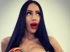 LaraaYah - female with black hair and  big tits webcam at xLoveCam