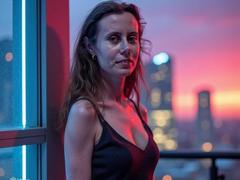 LizzySparkle - female with brown hair and  small tits webcam at xLoveCam