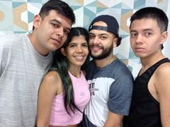 MarcelaAndBoysSexyGroup from xLoveCam
