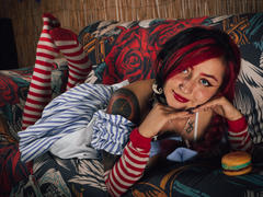 MeiJaisen - female with red hair and  small tits webcam at xLoveCam