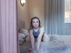 MiaFlirt - blond female with  small tits webcam at xLoveCam