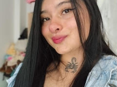 MiluCardenas - female with black hair and  small tits webcam at xLoveCam