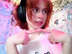 MireilleSpotwood - female with red hair and  big tits webcam at xLoveCam