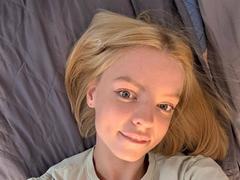 MyrleMogush - blond female webcam at xLoveCam