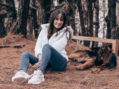 NinaBryon - female with brown hair and  small tits webcam at xLoveCam