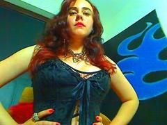 PoshMistress - female with red hair and  big tits webcam at ImLive