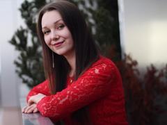 QueenZoe - female with brown hair and  small tits webcam at xLoveCam