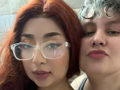 RavenAndEllie - female with red hair and  small tits webcam at xLoveCam