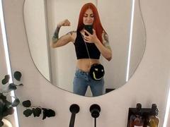 RedHurricane - female with red hair and  small tits webcam at xLoveCam