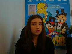 Rimia - female with brown hair and  small tits webcam at xLoveCam