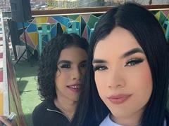 SabrinaAndValery - shemale webcam at xLoveCam