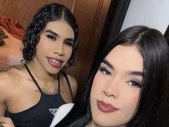 SabrinaAndValery - shemale webcam at xLoveCam