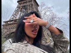 SanyaCarolina - shemale with black hair and  small tits webcam at xLoveCam