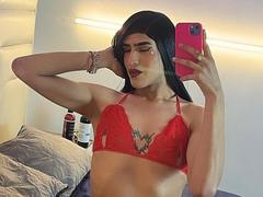 ScarlettTs - shemale with black hair and  small tits webcam at xLoveCam