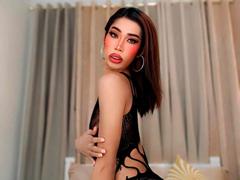 DominicaTan - shemale with black hair webcam at LiveJasmin