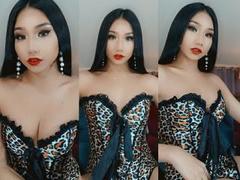 SexyHotAmaraTS - shemale with brown hair and  small tits webcam at LiveJasmin