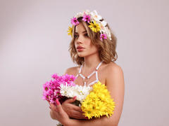 SkyCyrus - blond female with  small tits webcam at xLoveCam