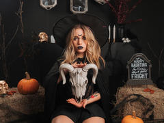 SkyCyrus - blond female with  small tits webcam at xLoveCam