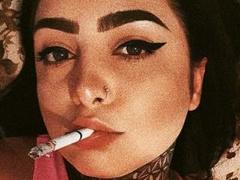 SmokingGoddess - female with black hair and  small tits webcam at xLoveCam