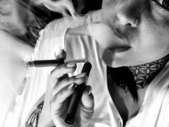 SmokingGoddess - female with black hair and  small tits webcam at xLoveCam