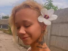 Solmar - blond female with  small tits webcam at xLoveCam